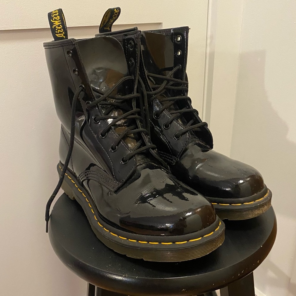 Doc Marten Patent Leather Boots